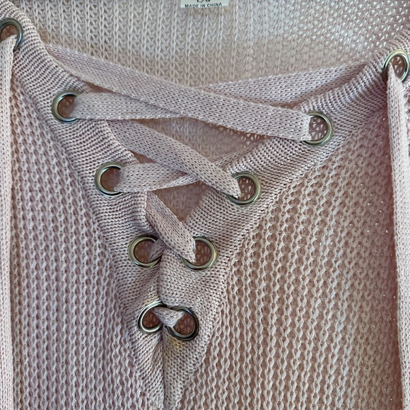 Pink Long Sleeve Top - Large - Picture 2 of 3